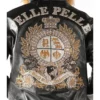 Pelle Pelle's Men Buchanan Crest Black Leather Fur Hooded Jacket