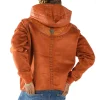 Pelle Pelle's Orange Men's Wool Hoodie