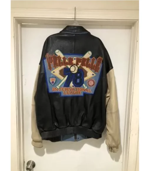 Pelle Pelle's Varsity Bomber 90s Leather Jacket