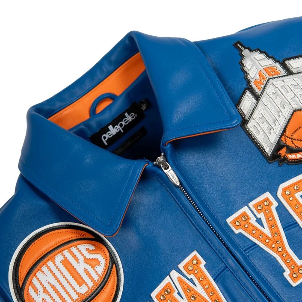 Pelle pelle new york knicks leather jacket-4