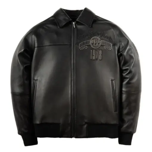 Pelle pelle true to our roots 1978 black leather jacket
