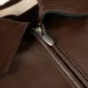 Pelle pelle true to our roots 1978 brown teal leather jacket-2