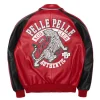 Soda Club Pelle Pelle Marc Buchanan Men’s Authentic 1978 Red Plush Leather Jacket
