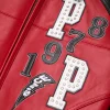 Soda Club Pelle Pelle Marc Buchanan Men’s Authentic 1978 Red and Black Leather Jacket
