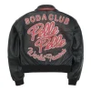 Soda Club Pelle Pelle Marc Buchanan World Famous Women’s Black Crop Leather Jacket