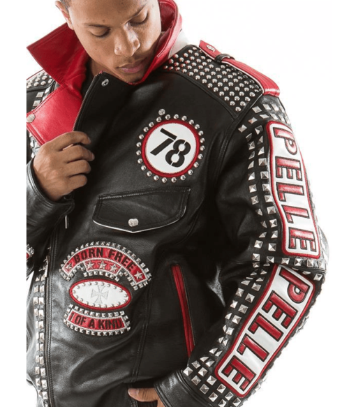 The Pelle Pelle Nation Biker Leather Jacket