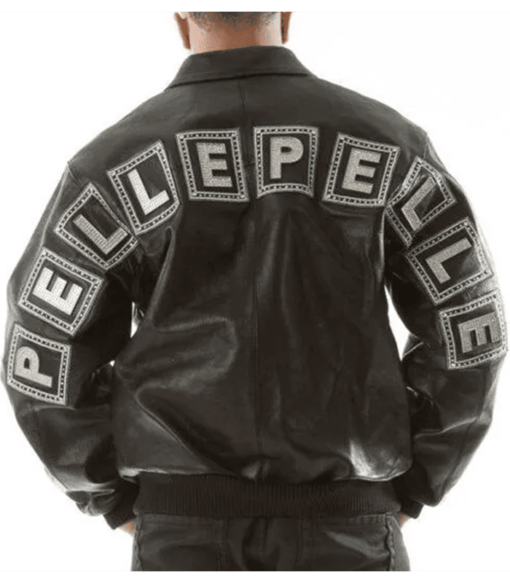 Pelle Pelle Jeweled Black Jacket