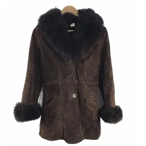 Vintage Pelle Pelle Leather Brown Coat