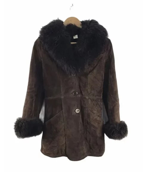 Vintage Pelle Pelle Leather Brown Coat