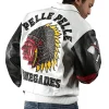 White Pelle Pelle Men’s Renegades Chief Keef Studded Leather Jacket