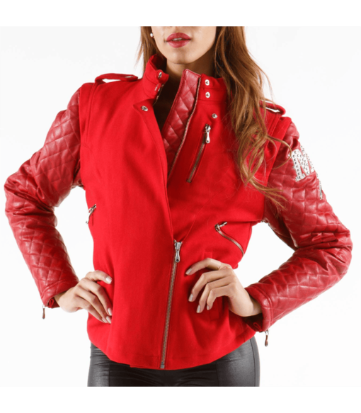 Women’s Pelle Pelle MC Red Jacket