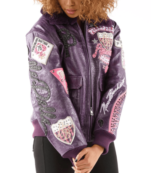 Women’s Pelle Pelle American Bombshell Purple Jacket