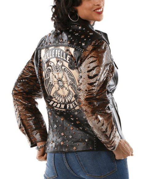 Womens Pelle Pelle Brown Leather Jacket