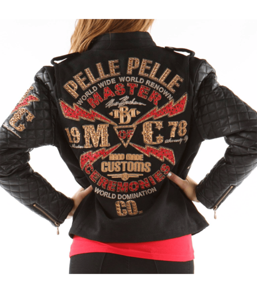 Women’s Pelle Pelle MC Black Jacket