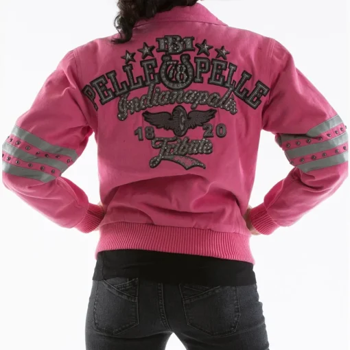 Women’s Pelle Pelle Pink Indianapolis 1820 Tribute Jacket