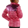 Women's Pelle Pelle Pink Puffer Bubble Parachute Jacket