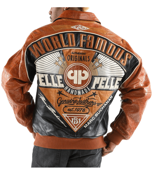 World Famous Original Pelle Pelle Est 1978 Marc Buchanan Brown Jacket