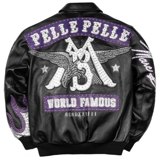 World Famous Pelle Pelle MB 1978 Black Leather Jacket