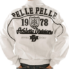 Pelle Pelle Athletic Division White Leather Jacket