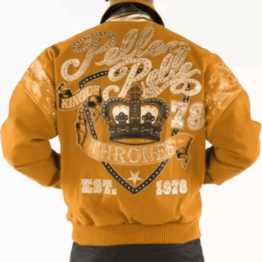 Pelle Pelle Mustard King Of Thrones 1978 Jacket